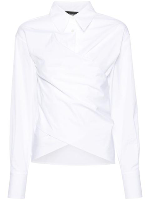 FABIANA FILIPPI tied cropped shirt