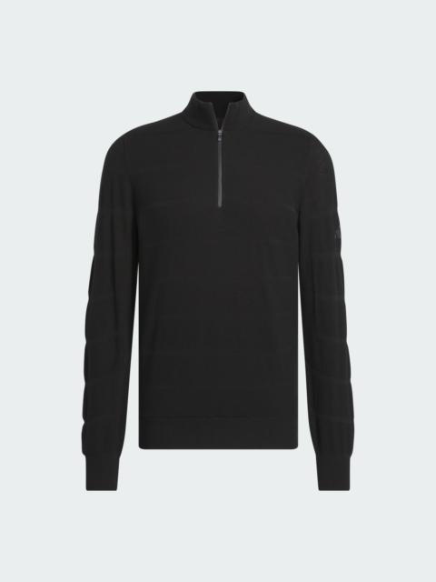 adidas Ultimate365 Tour Wind Knit Quarter-Zip
