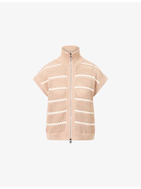 VARLEY Haney Textured Cotton Vest
