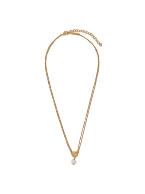 FERRAGAMO pearl-embellished necklace