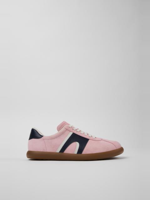 CAMPERLAB Multicolored Nubuck and Leather Sneakers for Men.