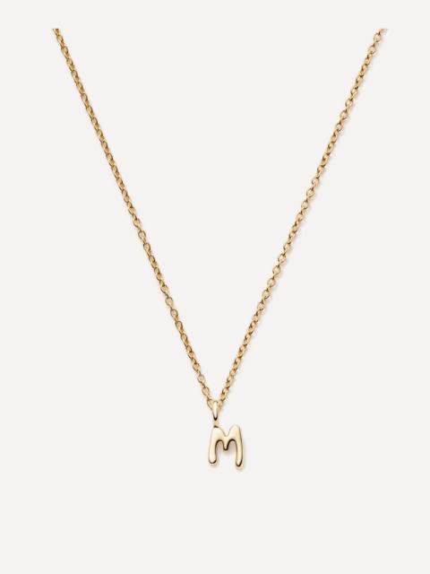 MISSOMA 14ct Gold Fine Initial Mini M Pendant Necklace