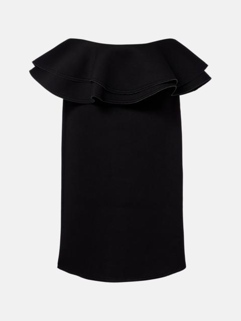 Plan C Ruffled midi skirt
