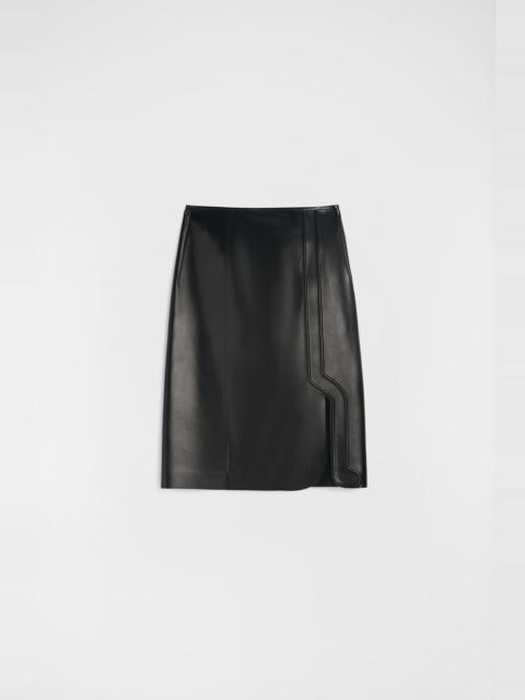 Jil Sander Leather Skirt