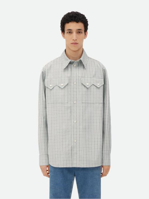 Bottega Veneta Printed Leather Shirt