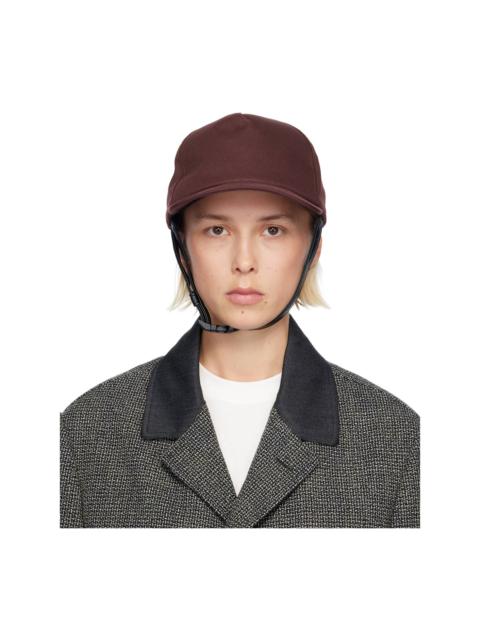 Maison Margiela Burgundy Riding Cap