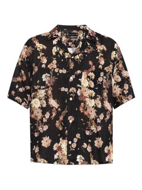 ALLSAINTS floral-print short-sleeve shirt