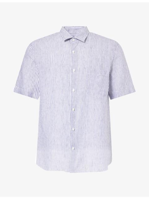 Sunspel Regular-Fit Short-Sleeve Linen Shirt