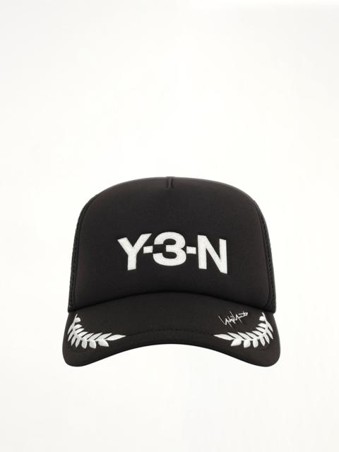 Y-3 Y-3 X NBHD Trucker Cap in Black