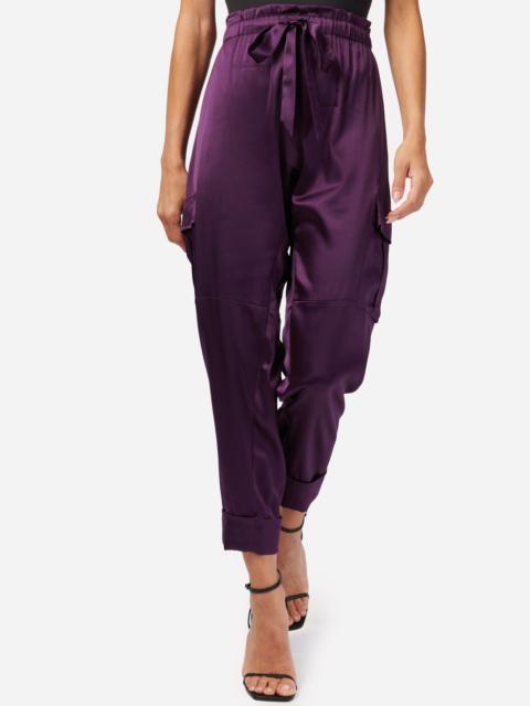 CAMI NYC CARMEN CARGO PANT EGGPLANT