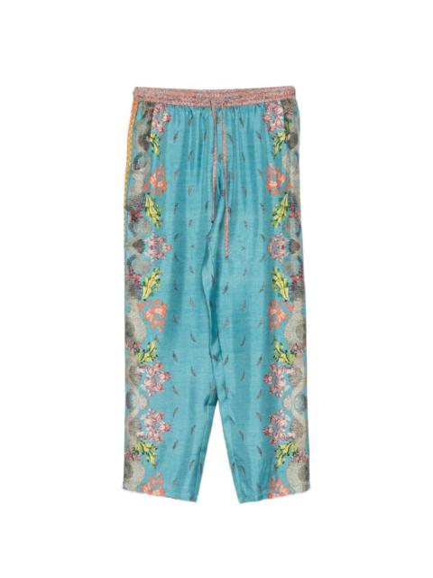 Pierre-Louis Mascia floral-print cropped trousers
