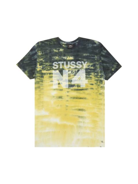 Stussy No.4 Tie Dye Tee 'Yellow'