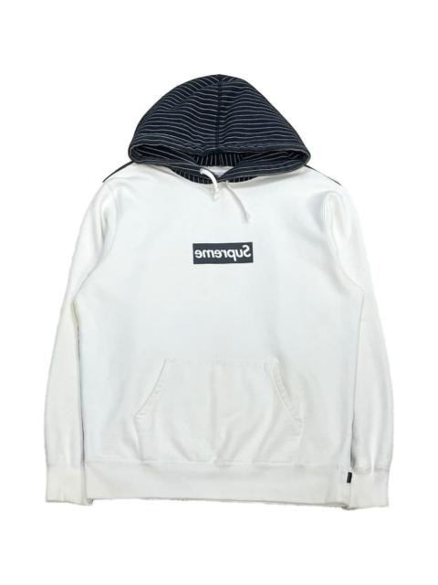 Supreme x Comme Des Garçons striped hoodie