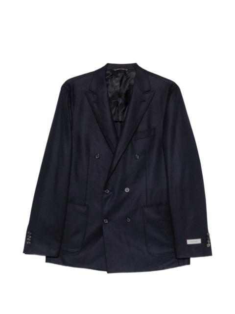 Canali double-breasted wool jacket