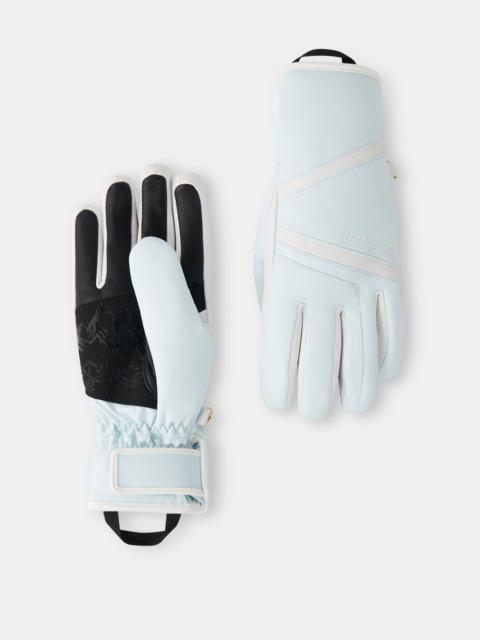 BOGNER Hilla Gloves in Light blue/White