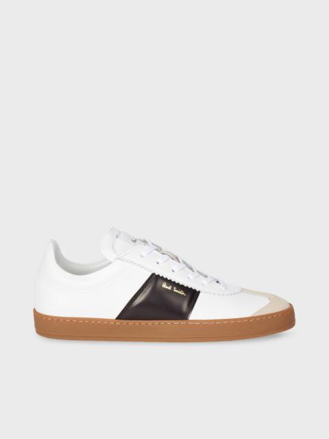 Paul Smith White Leather 'Foley' Trainers
