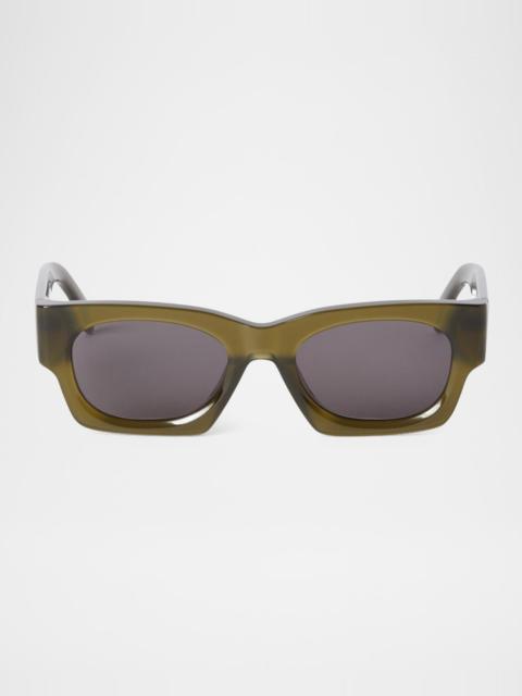 Palm Angels Bodie Rectangle Acetate Sunglasses