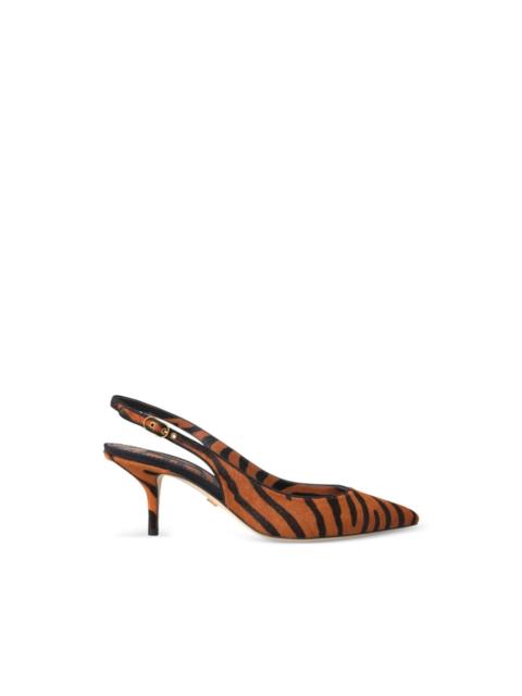 Dolce & Gabbana animal-print calf-hair pumps