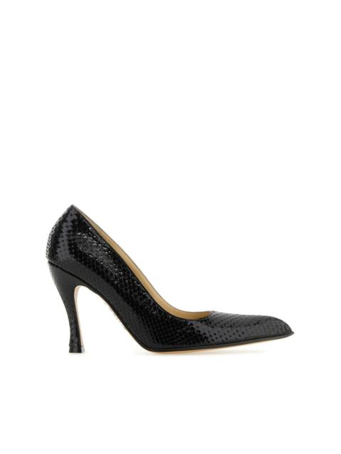 Loewe 100mm leather pumps