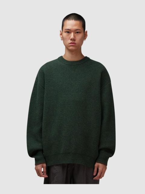 FrizmWORKS Patch round pullover knit sweater