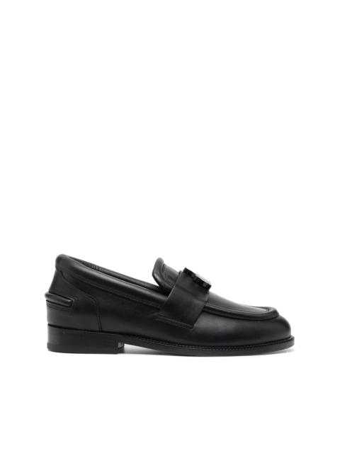 Lanvin logo-plaque detail loafers