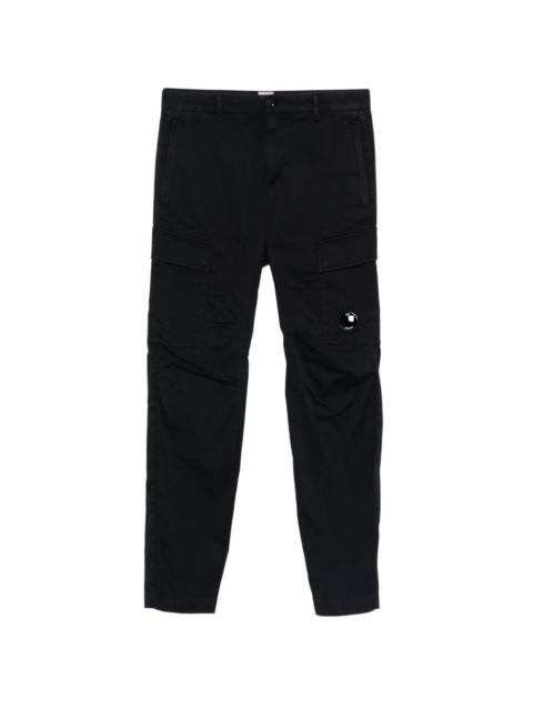 C.P. Company logo patch cargo trousers