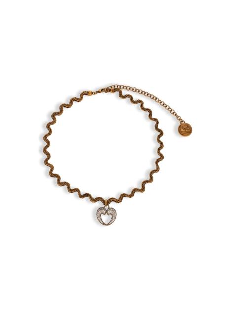Etro Paisley Heart necklace