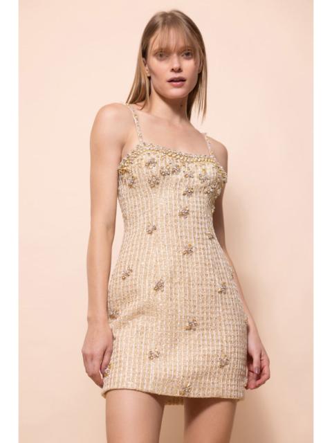 PatBO BETINA TWEED MINI DRESS