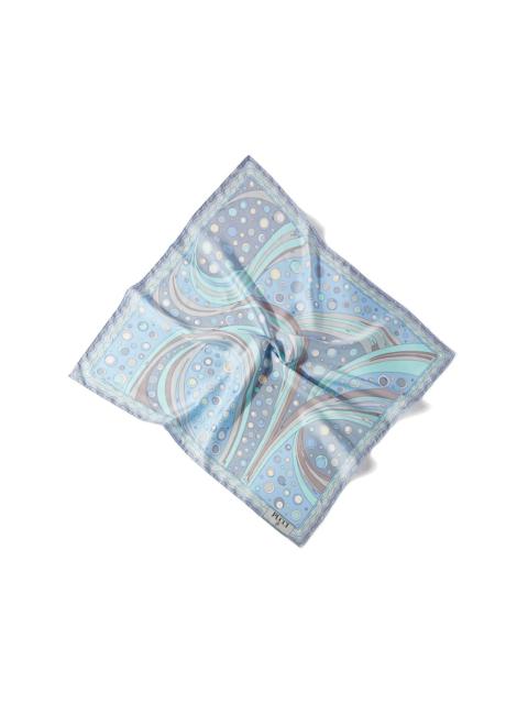 large Fontane-print silk scarf