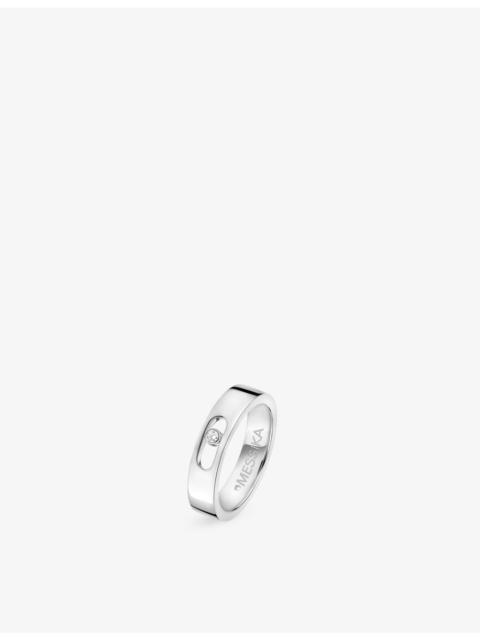 MESSIKA Move Joaillerie 18ct Gold And 0.03ct Diamond Wedding Ring