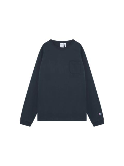 logo-embroidered T-shirt