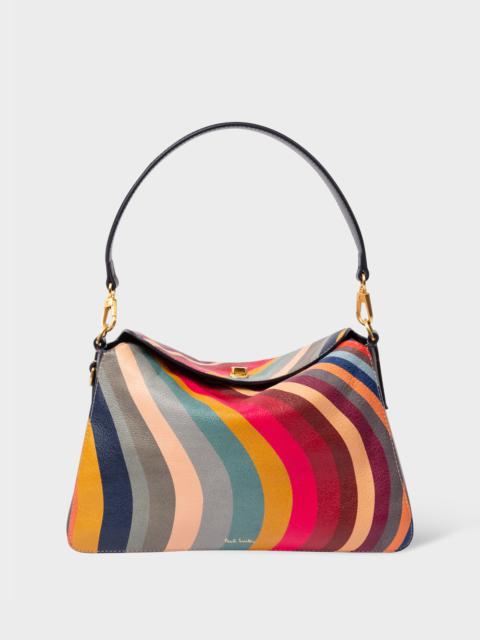 Paul Smith Leather 'Swirl' Shoulder Bag