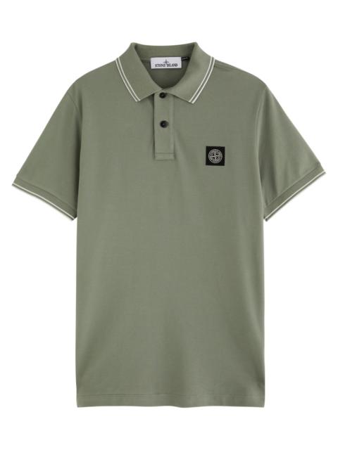 Stone Island Stone Island Piqué Cotton Polo Shirt