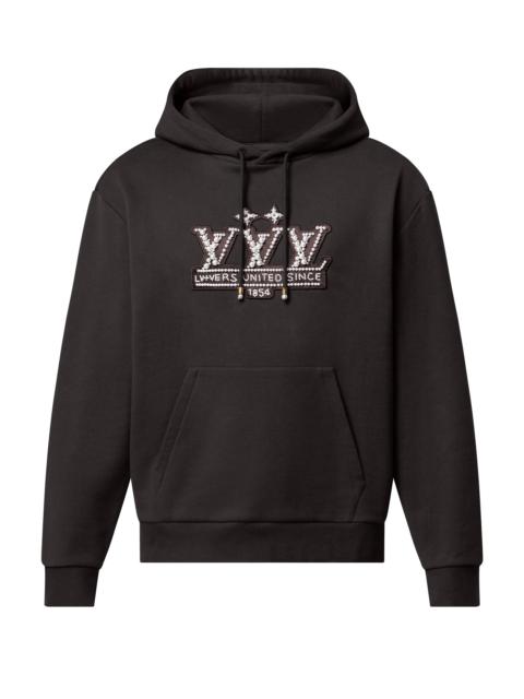 Louis Vuitton Pearl-Embellished Hoodie