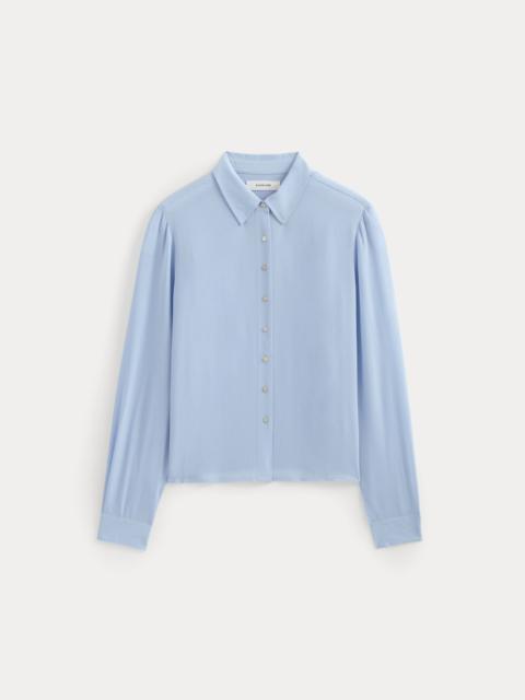 EVERLANE SHRUNKEN TOP IN WASHABLE SILK