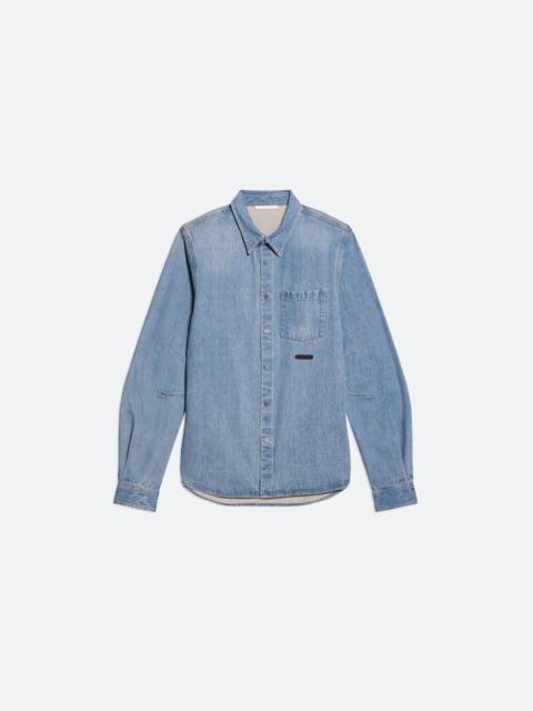 CURVED CLASSIC DENIM SHIRT