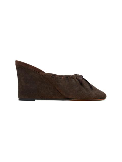 MARYAM NASSIR ZADEH Brown Ballet Wedge Heels
