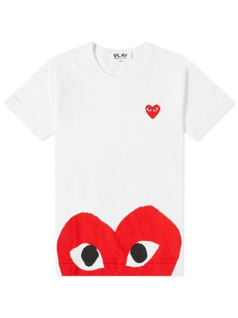 Comme des Garçons PLAY Comme des Garcons Play Women's Double Red Heart T-Shirt
