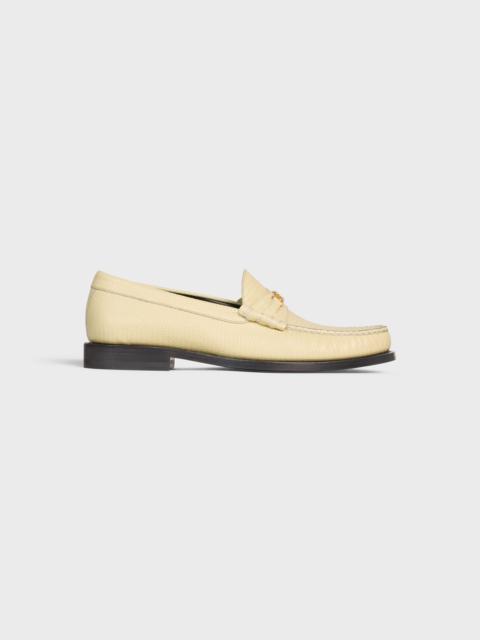 CELINE CELINE LUCO Triomphe loafer in LIZARD STAMPED CALFSKIN