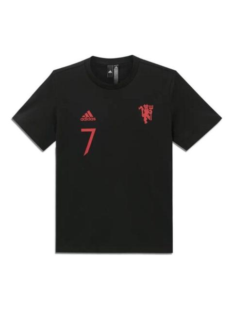 adidas Manchester United Graphic Tee 'Black' IB8538