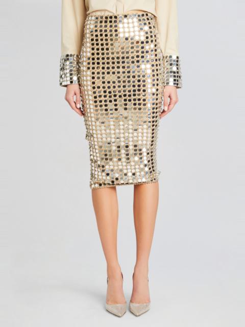 RETROFÊTE BRELAN EMBELLISHED SKIRT