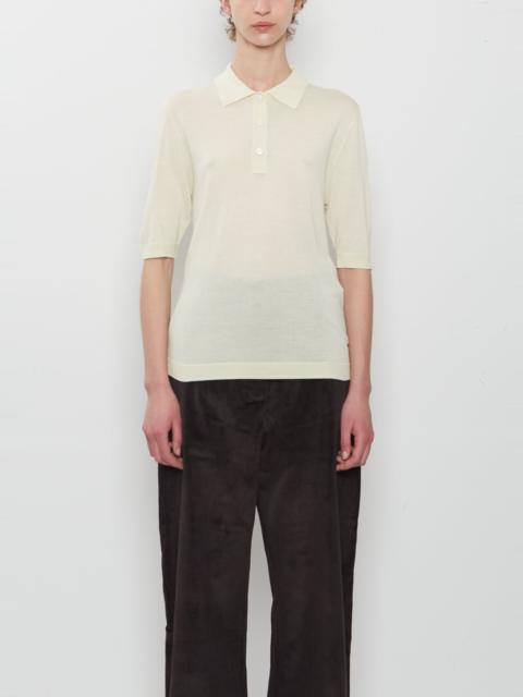 Studio Nicholson Short Sleeve Polo — Butter