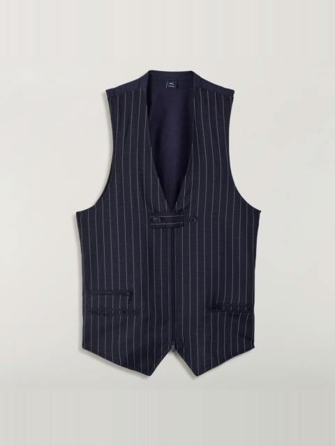 Y-3 Y-3 SPORT UNIFORM PINSTRIPE TAILORED VEST