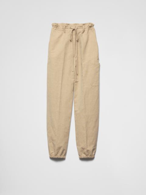 Prada Panama cotton pants