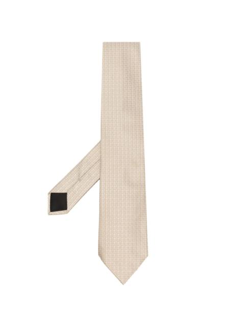 Givenchy logo-print silk tie