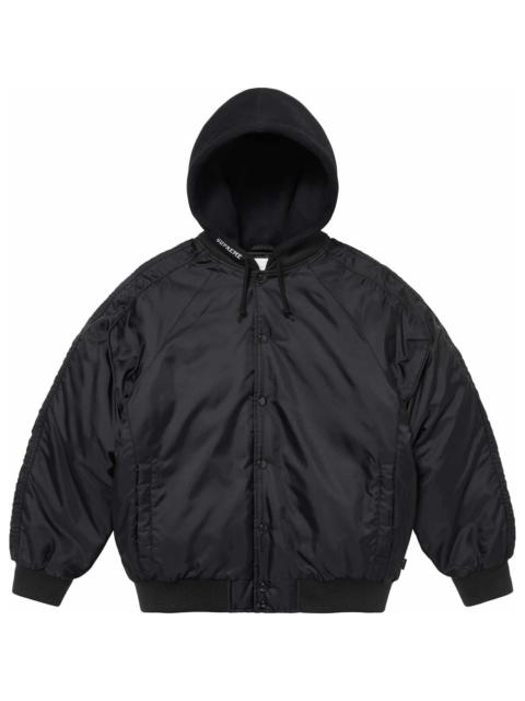 Supreme x Mitchell & Ness NCAA Stadium bomber jacket
