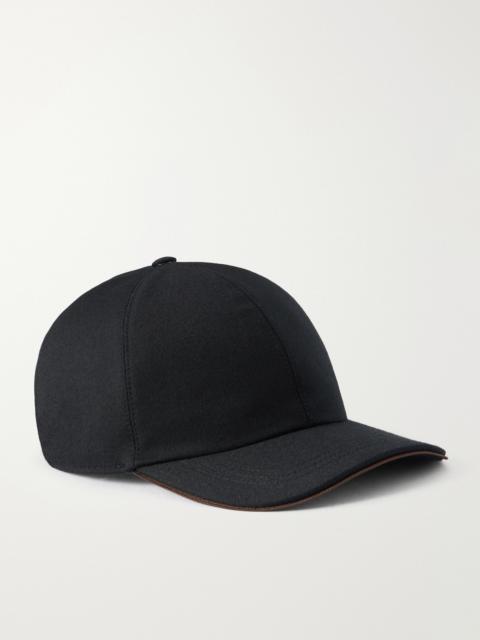 Canali Logo-Appliquéd Wool Cap