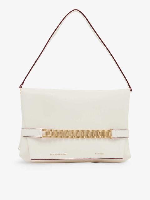 Victoria Beckham Chain-embellished leather shoulder bag
