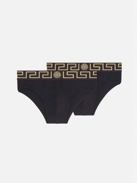 VERSACE Greca Border Briefs Bi-Pack