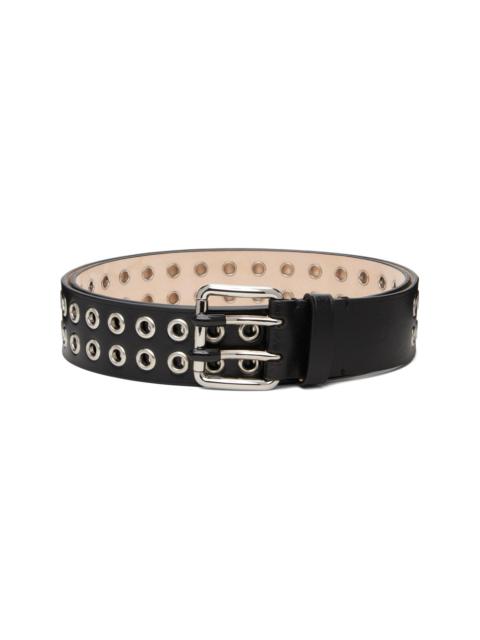 Marni Black Grommet Belt